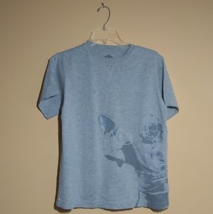 Boys Old Navy Athletic Football Gray T-Shirt